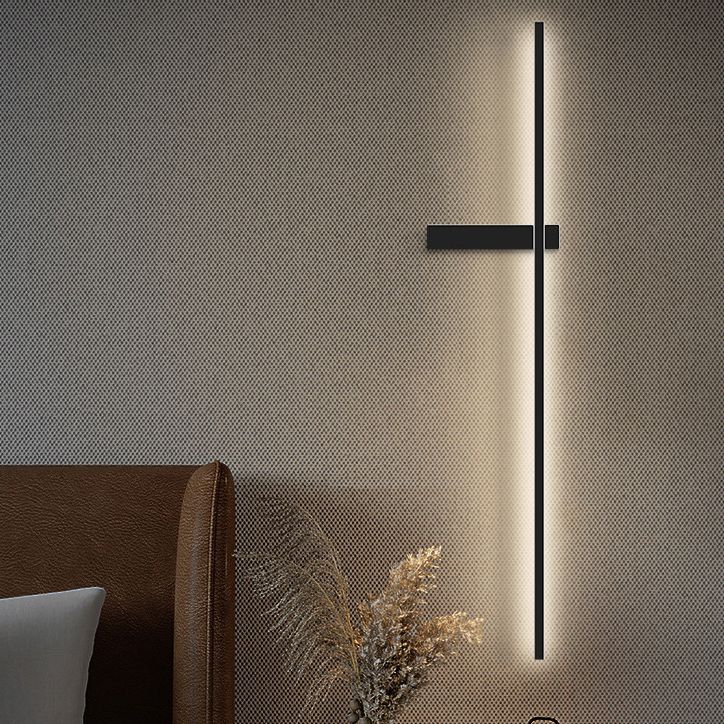 Modern Wall Lights Linear Wall Sconce Lighting Metal 1 Light Sconce Light Fixture