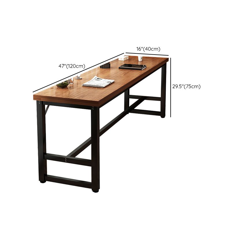 Manufactured Wood Bar Table Modern Metal Frame Pub Table for Small Places