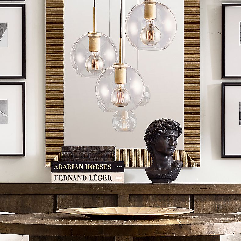 Luminaire pendentif ombré en verre