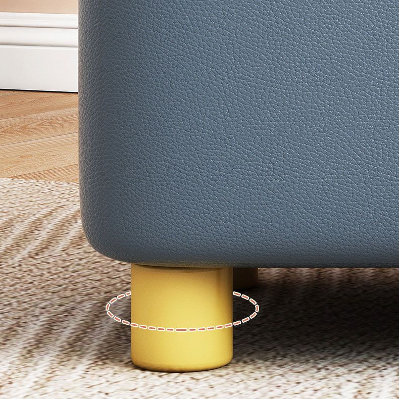 Faux Leather Modern Standard Striped Suqare Cube for Drawing Room