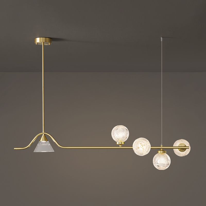 Contemporáneos de lámparas de la isla Sphere Sphere Island Lights para cocina