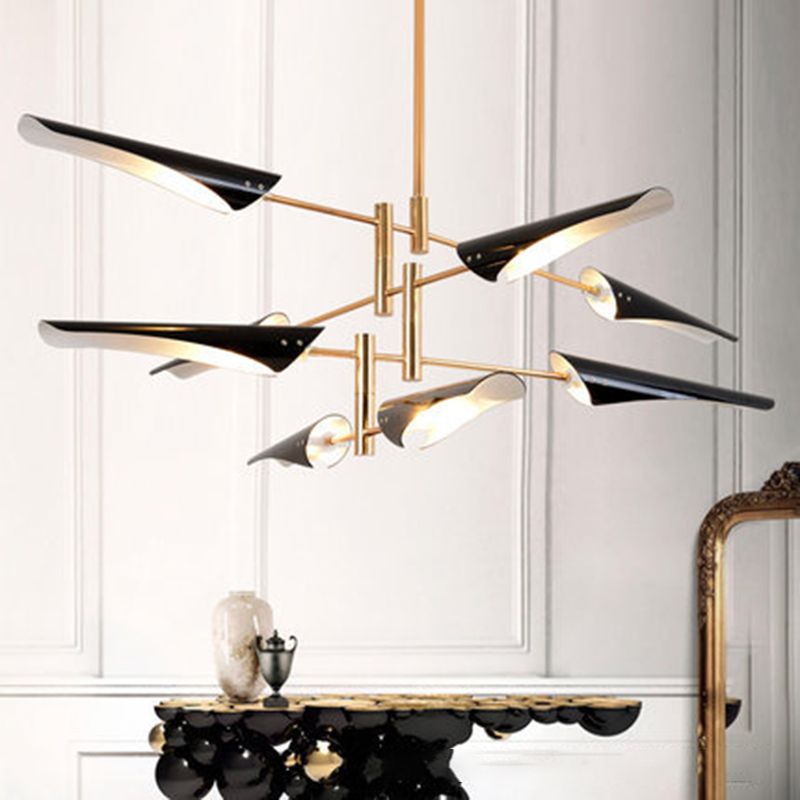 2 colori opzionale opzionale Postmodern Iron Affermazione a sospensione Luce per soggiorno