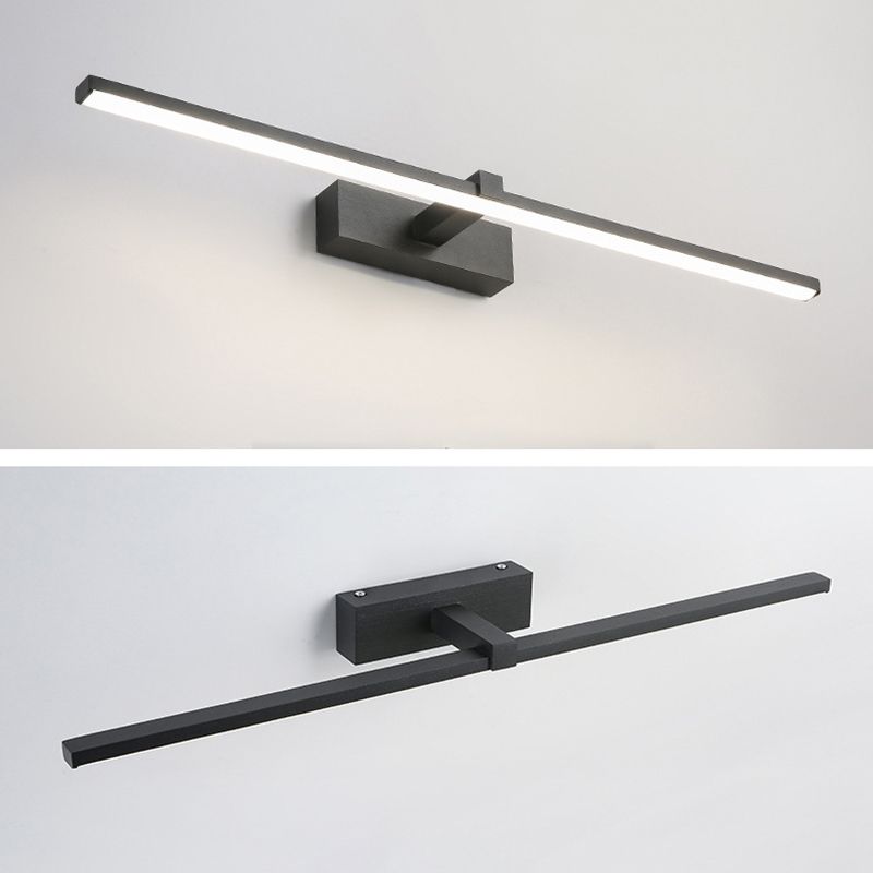 LED Mirror Cabinet Vanity Wall Light Anti-fogging Linear Vanity Sconce for Bathroom