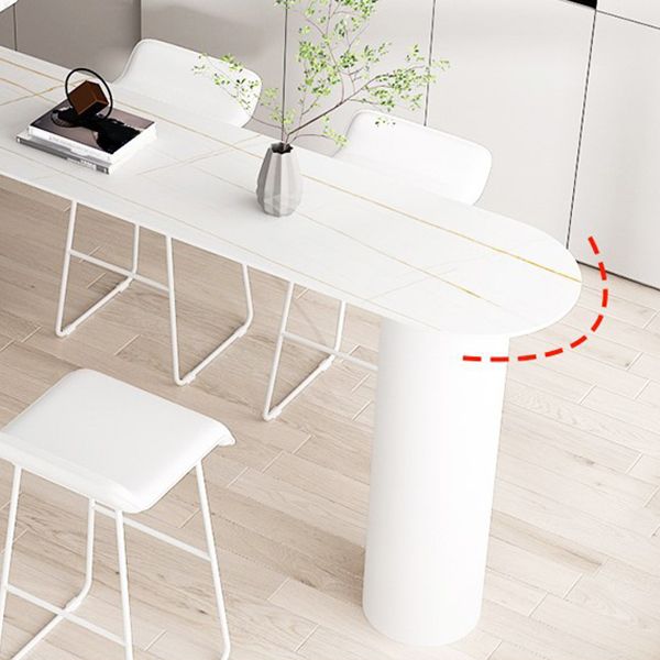 Modern Sintered Stone Bar Table Dining Table for Kitchen Living Room Coffee Room