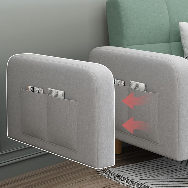 Divano convertibile a braccio nordico moderno alto 80 "con cuscini