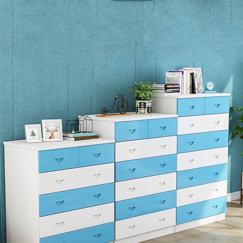 Modern Solid Wood Storage Chest Dresser Vertical Chest Without Mirror