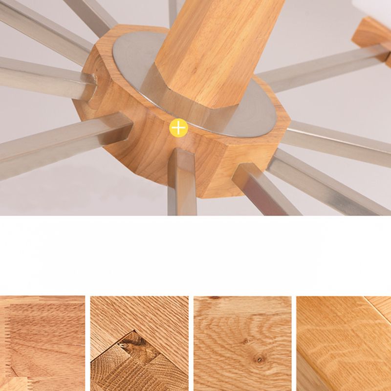 Quadratische Kronleuchterleuchte moderne weiße GlaSpendant Beleuchtung für das Restaurant