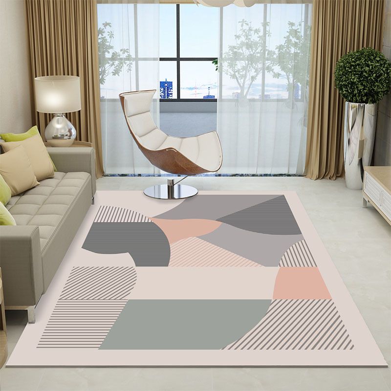 Blackish Green Modern Teppich Polyester Farbblock Teppich nicht rutscher Backing Teppich für Wohnkultur