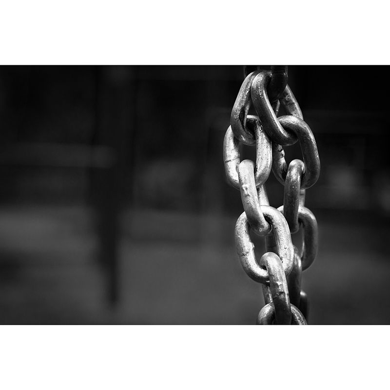 Metal Mural Industrial Style Wallpaper Horizontal Photography Living Room Wall Art