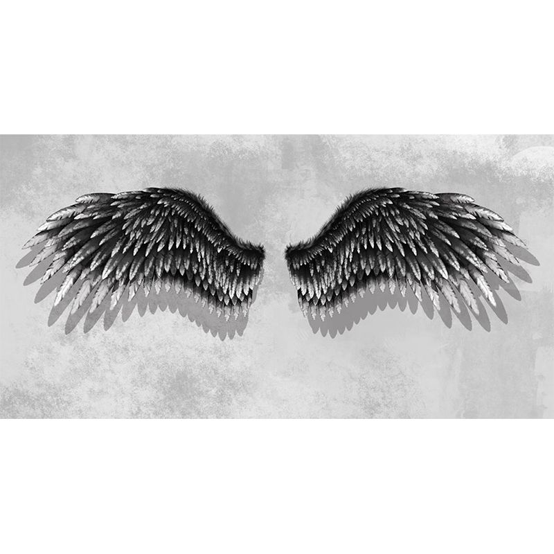 Bird Wing Wall Mural Modern Decorative Living Room Wall Covering, Custom Printed