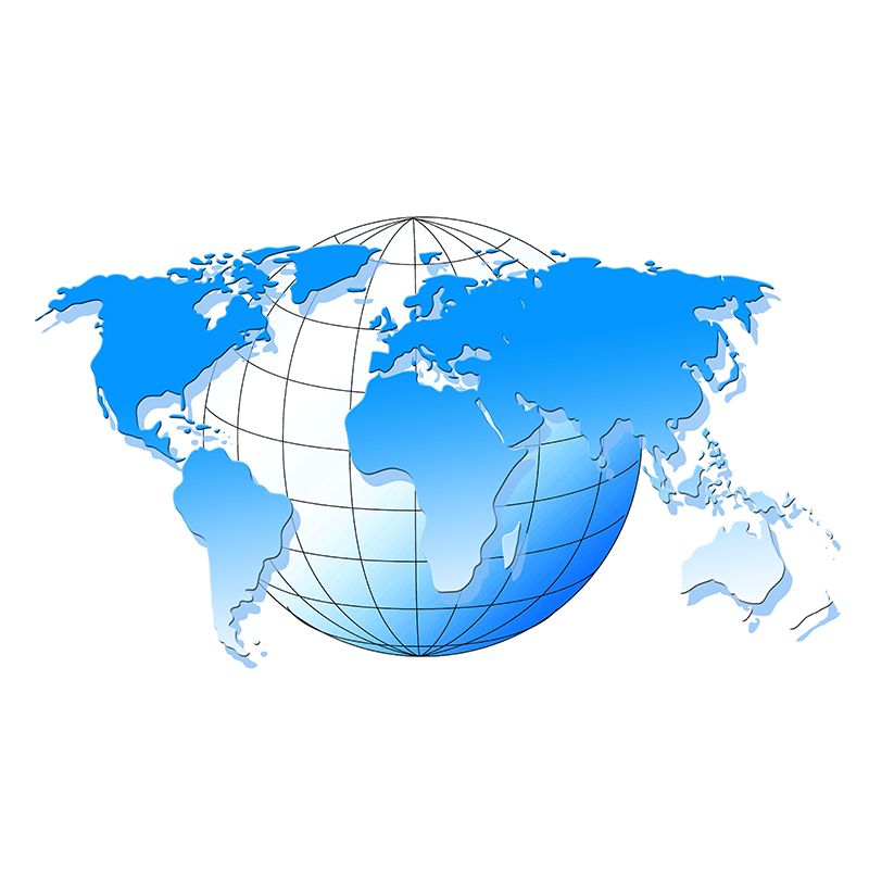 World Map Wall Mural Illustration Decorative Living Room Wall Art for Home Decor