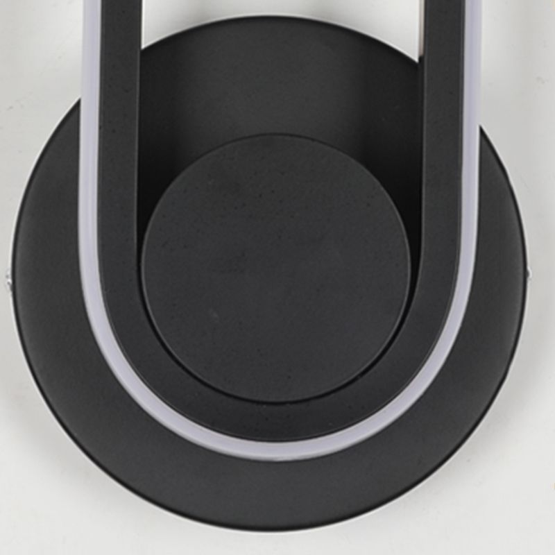 Contemporáneo de letrero de pared de pared simple de pared LED montada en la pared para la pared para la cama