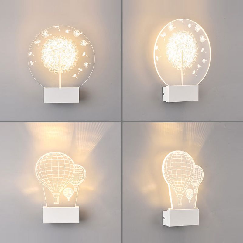 Creative Acrylic Wall Light Modern LED Wall Light Fixture for Bedroom