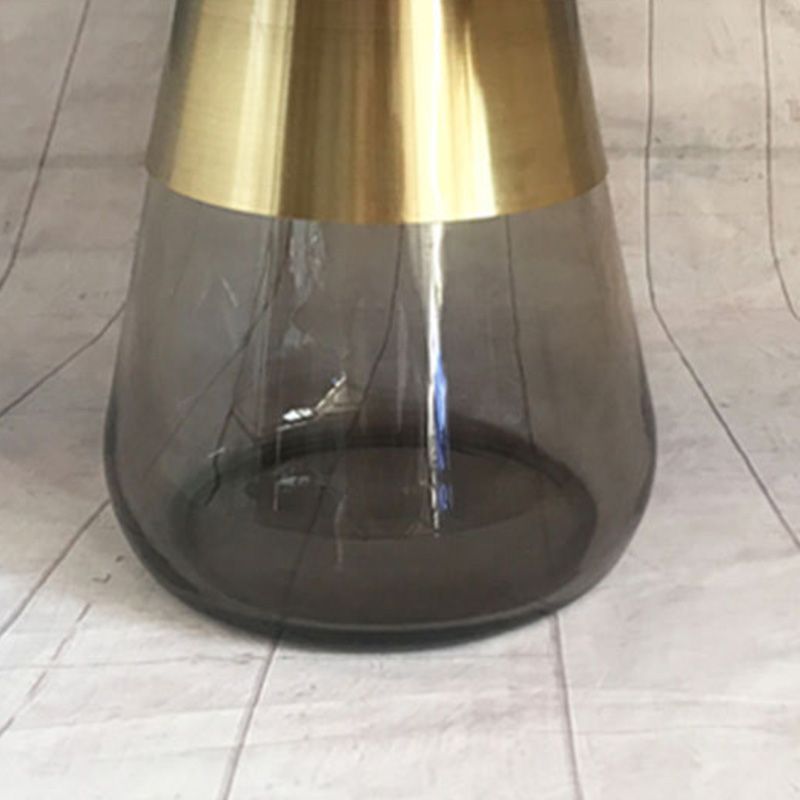 29.53 inch Wide Contemporary Sofa Side Accent Table Glass Round Side End Table