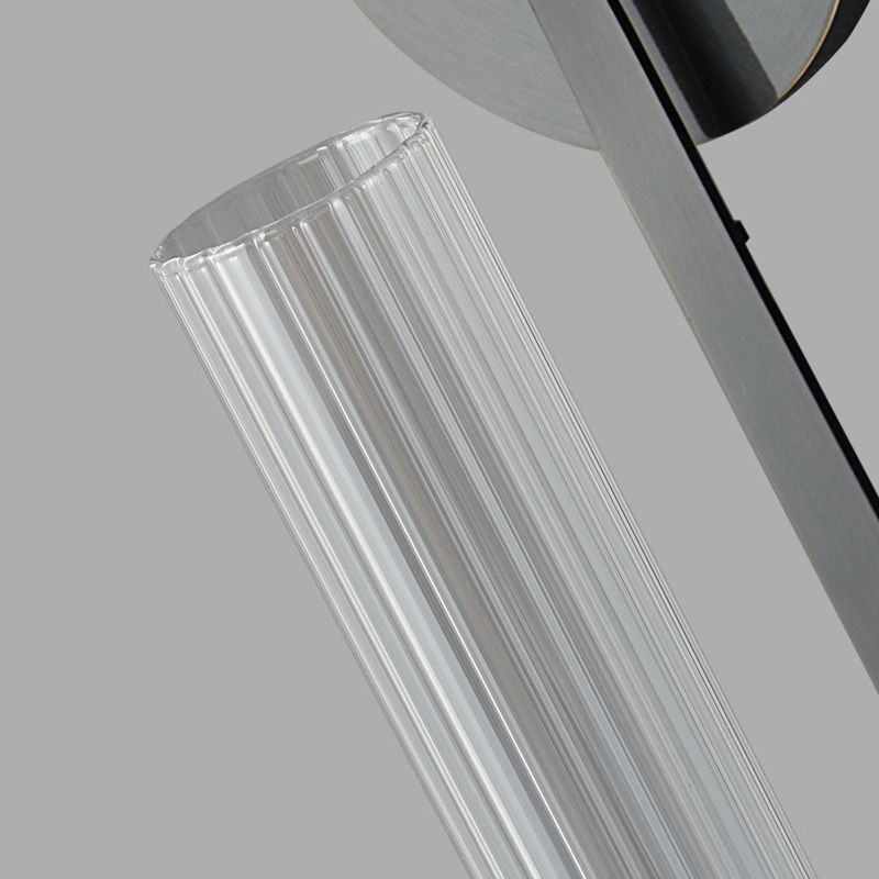 Geometric Wall Lighting Simplicity Metal 1 Light Rustic Wall Sconces in Black