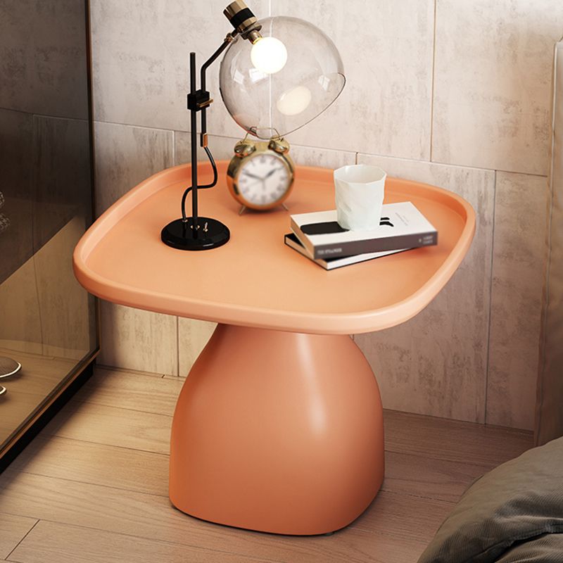 Pedestal Design Cocktail Table Acrylic Tray Top Multi-color Coffee Table