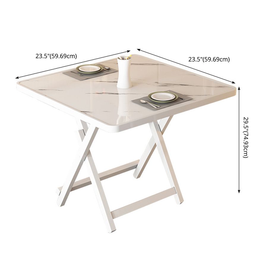 Modern Style Solid Wood Dining Set with Double Pedestal Base Dinette Set for Home