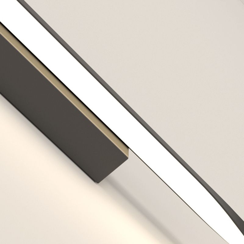 Lineare LED -Leuchterleuchte zeitgenössische Metallwandleuchte für Schlafzimmer