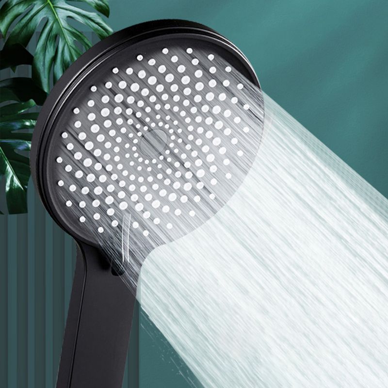 Contemporary Round Shower Head Solid Color Handheld Shower Head for Bathroom