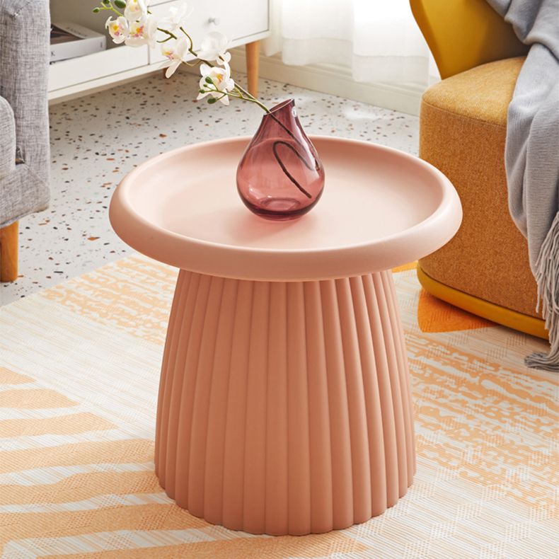 Round Pedestal Coffee Table Scandinavian Macaron Coffee Cocktail Table