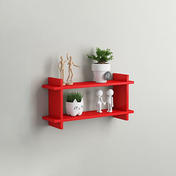 11.8" H Modern Floating Bookshelf Manufactured Wood Bookcase