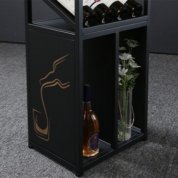 Industrial Rectangle Pub Table White Sintered Stone Bar Height Cocktail Table with Shelves