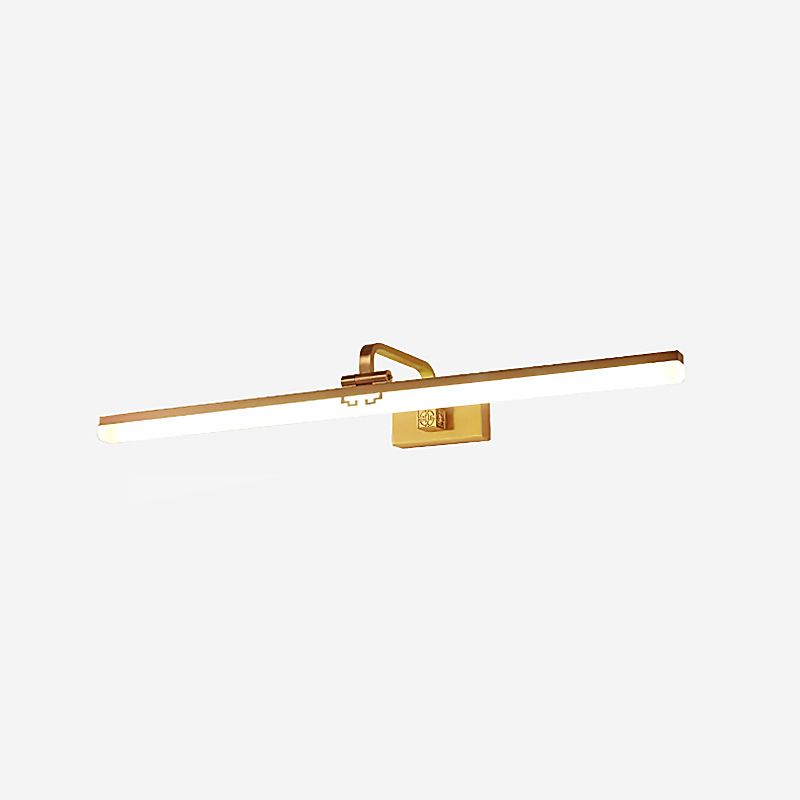 Simple Style Brass LED Lamp Vanity Sconce Lights for Bathroom Powder Room