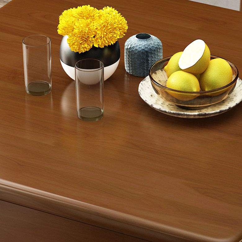 Modern Style Solid Wood Furniture 1/5 Pcs Square Shape Dinette Table with Chair