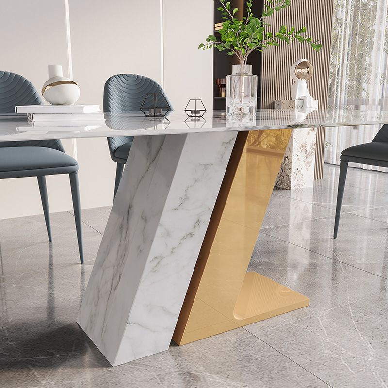 1/2/5/7 Pieces Dining Table Set with Sintered Stone Top Dining Table Furniture