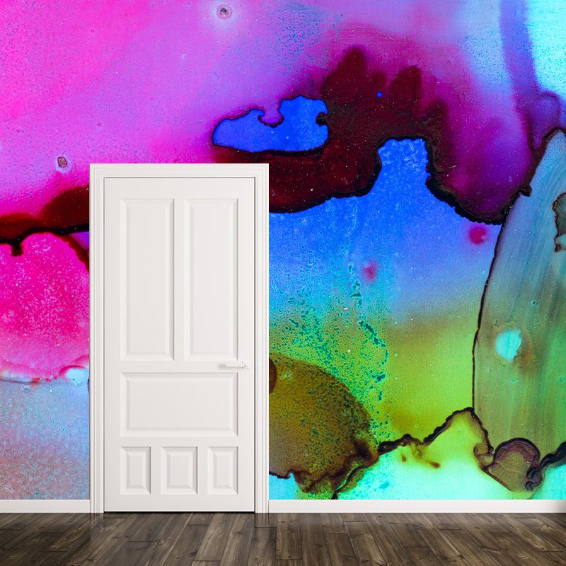 Illustration Abstract Pattern Mural Environment Friendly Wallpaper for Home Decor