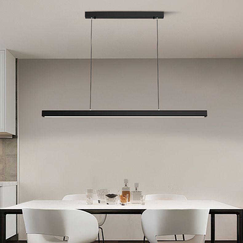 Modernism Single Black Kitchen Island Lighting LED Island Pendant Lighting