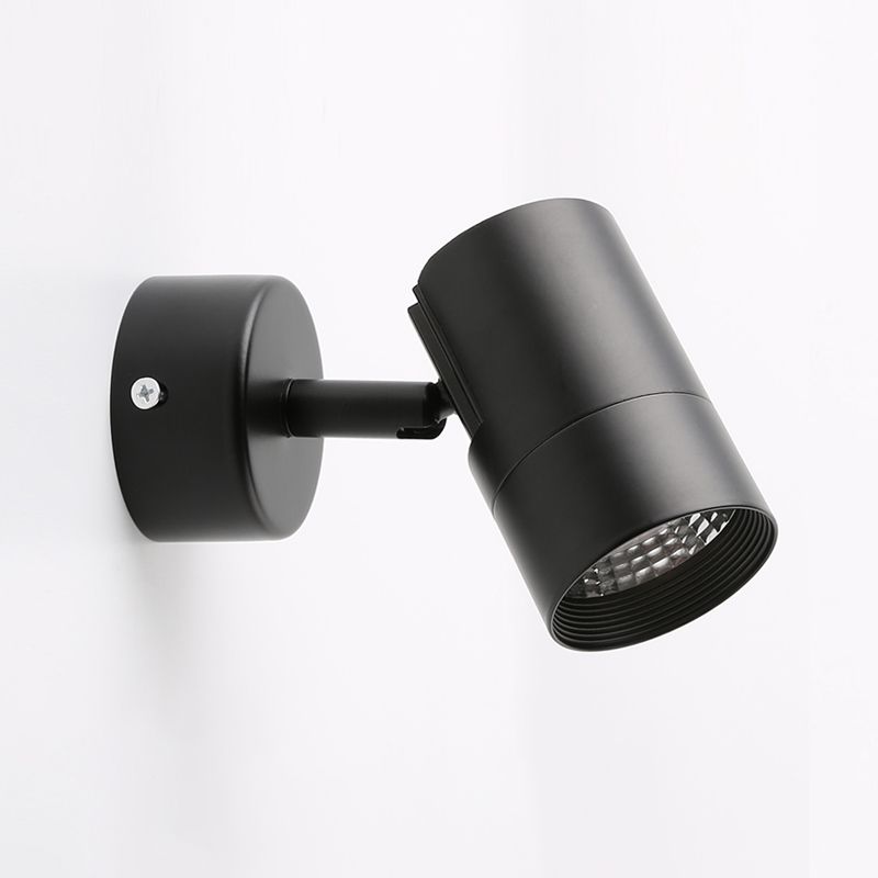 Metal Cylinder Wall Lighting Contemporary Style 1 Light Wall Lighting Ideas