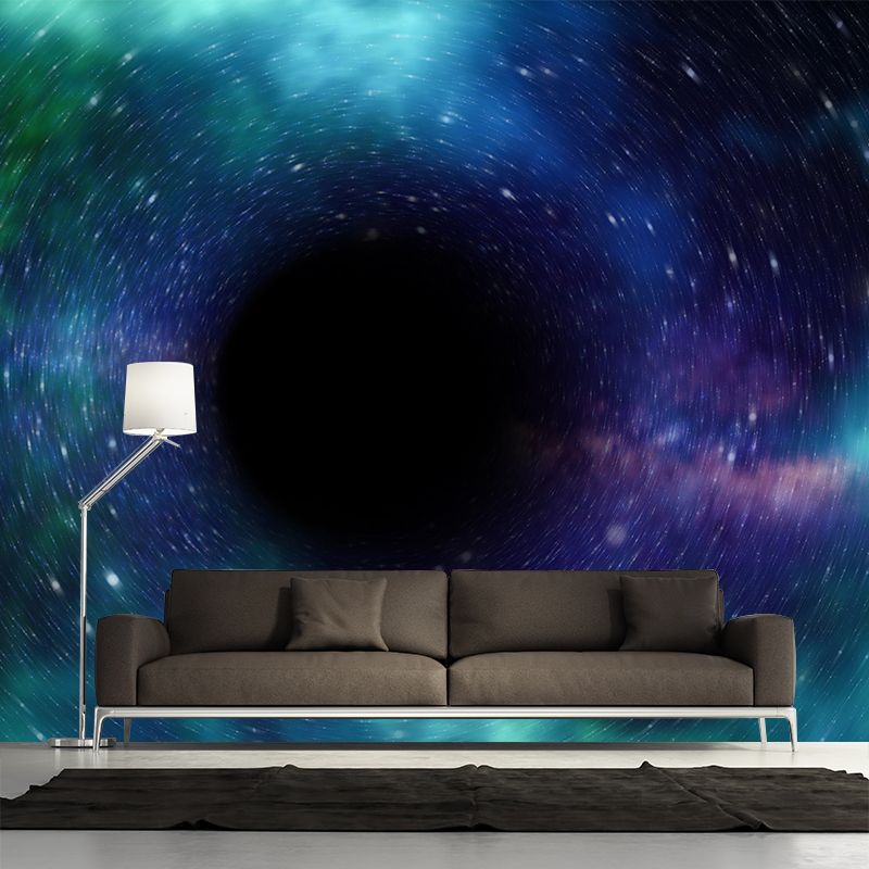 Dark Universe Night Mural Decal Stain Resistant 
Wall Covering, Made to Measure