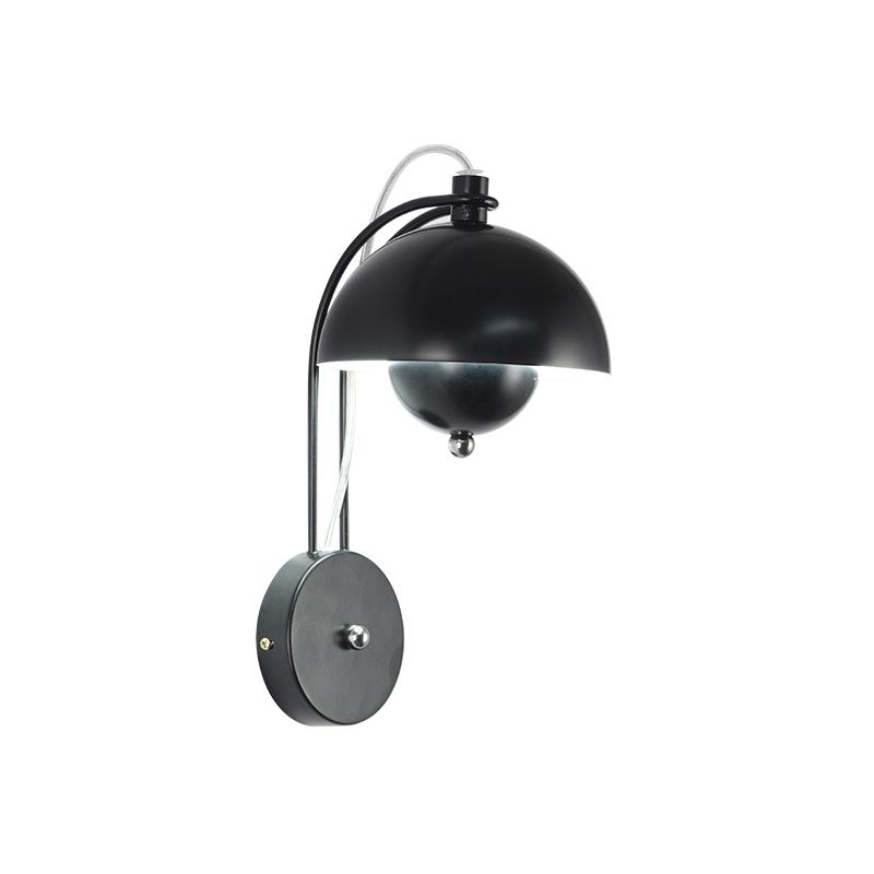 Dome Wall Sconce Lighting Modern Style Metal 1 Light Wall Mounted Light
