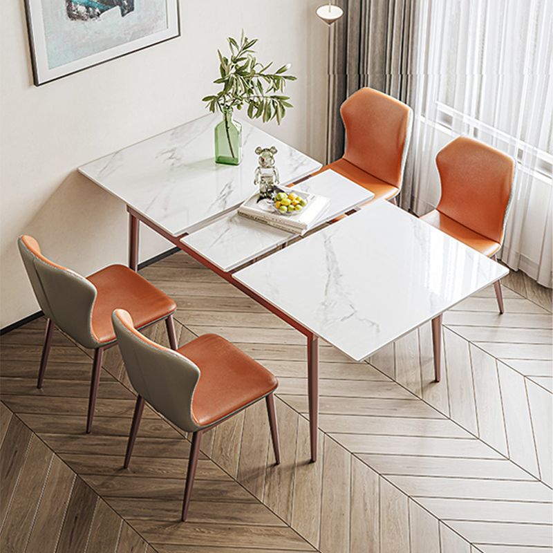 Simplicity Sintered Stone Kitchen Table Home Extendable Dining Desk