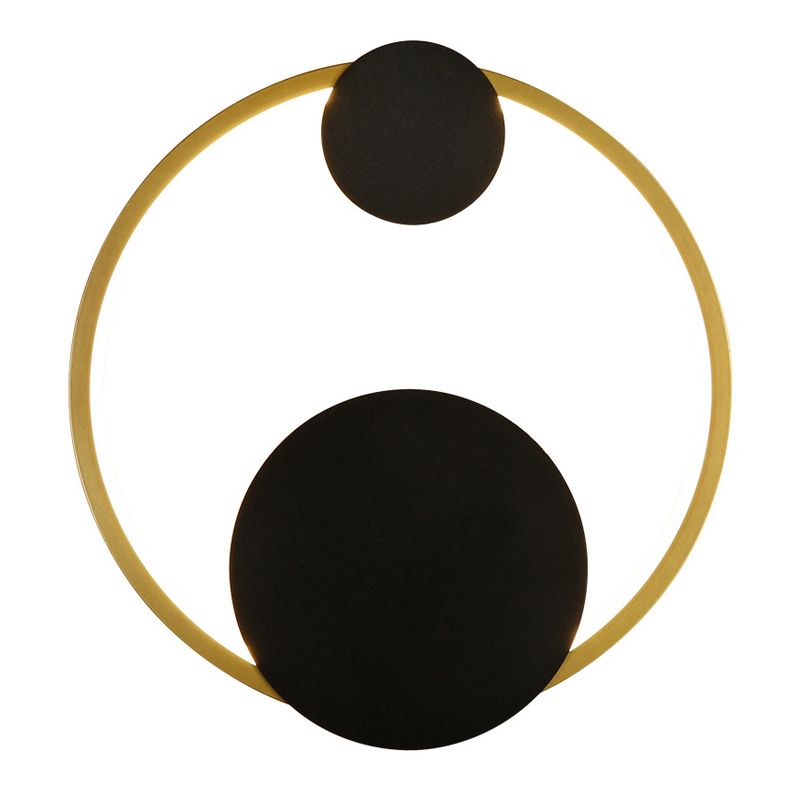 Metal Geometric Shape Wall Light Modern 1 Light Wall Mount Fixtures