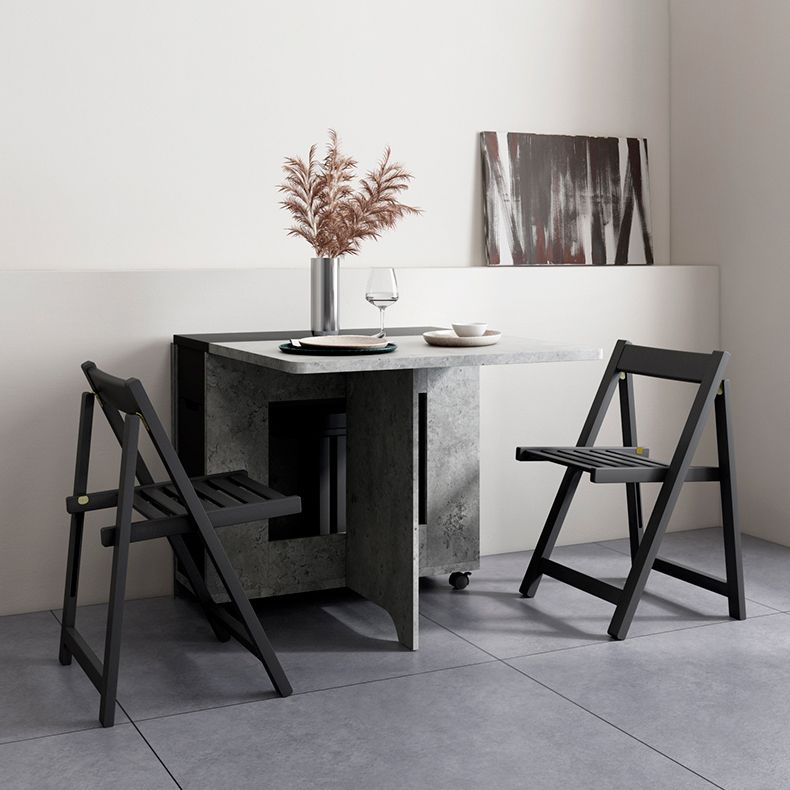 1/2/3/5/7 pc's houten moderne eetkamer set met opvouwbare tafel dinette set