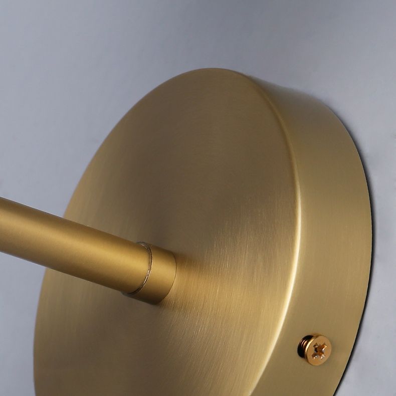 Glas Globus Wandbeleuchtung Merkmale moderner Stil 1 Lichtwandmontiertes Leuchten in Gold