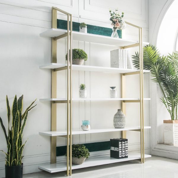 Modern BookShelf Metal Open Shelf Bookcase with Shelves for Office