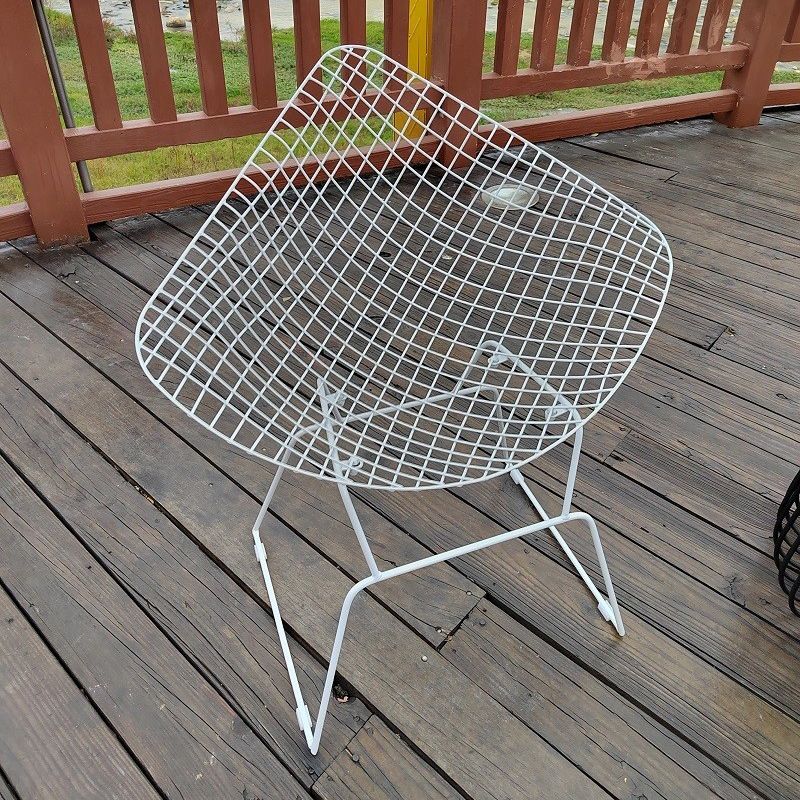 Bohe Iron Circular Dining Table 1/2/3/4 PCS Dining Set with Chairs