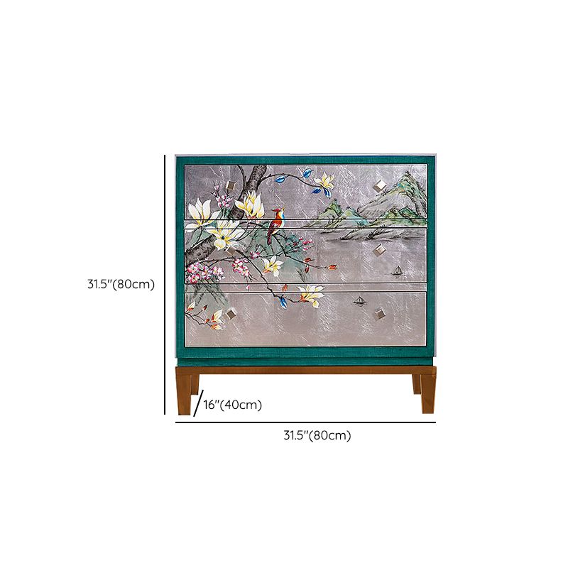 Traditional Solid Wood Storage Chest Horizontal Double Chest