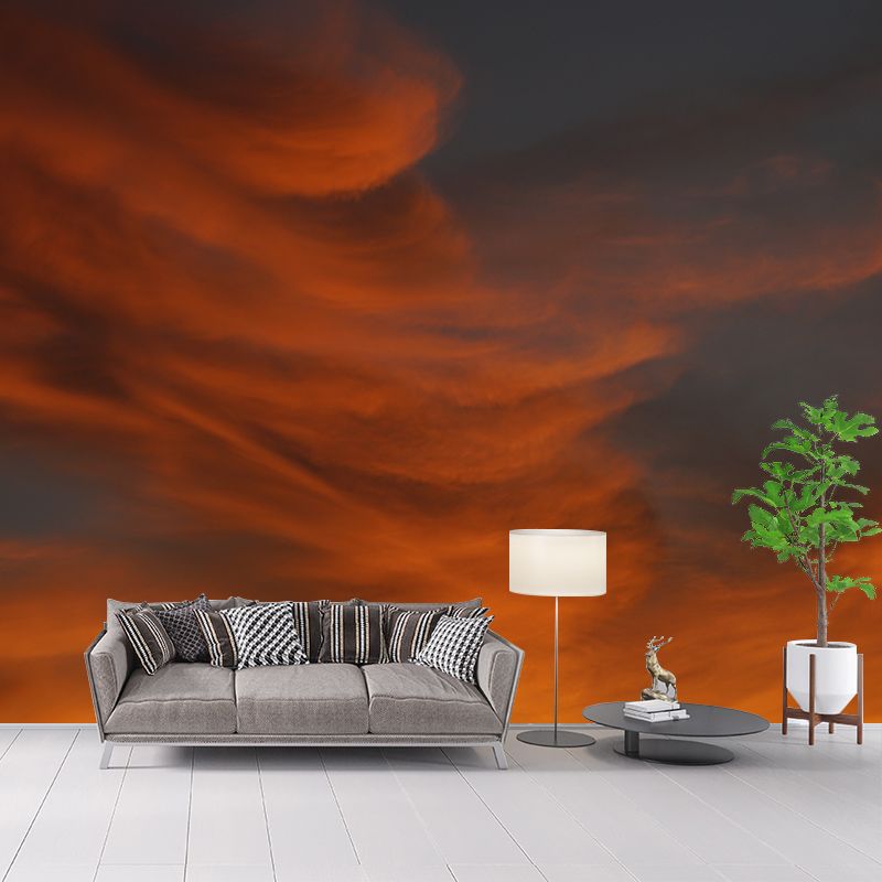 Photography Sky Mural Wallpaper for Sitting Room Bedroom, Water Resistant