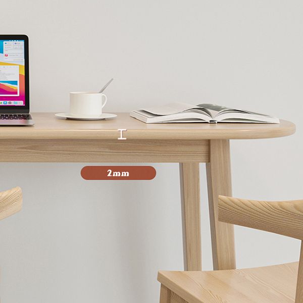 Modern Trestle Base Bar Table Set 1/2/3 Pcs Solid Wood Bar Table and Stools