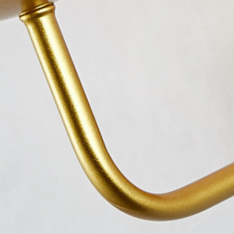 Metal Industrial Wall Sconce Ball Shape Wall Light with Glass Shade for Living Room