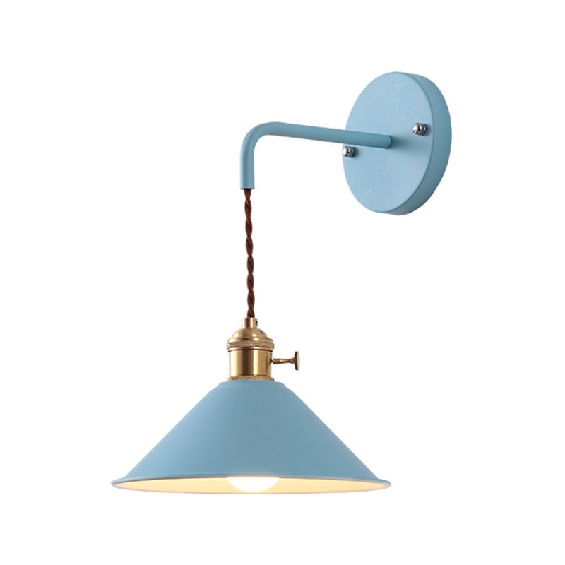 Modernism Macaron Wall Light Cone Shaded Lighting for Foyer Room