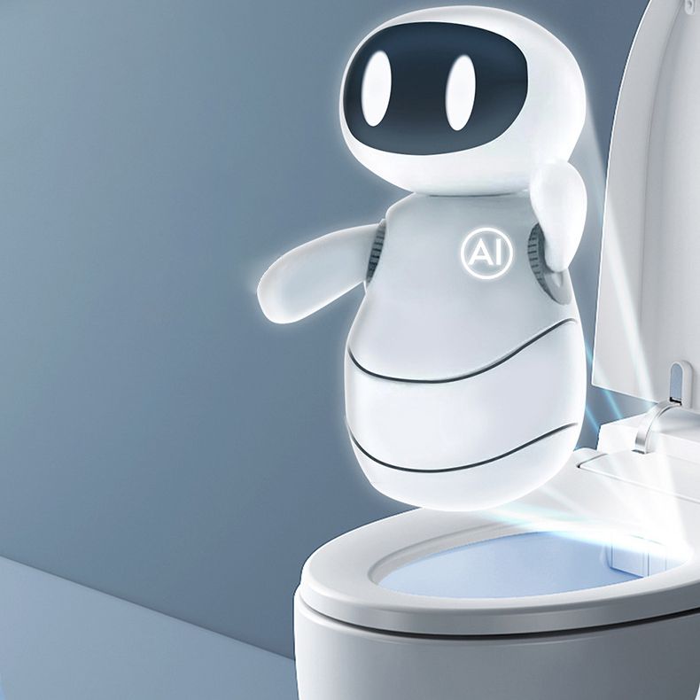 Modern Floor Mounted Urine Toilet White Siphon Jet Toilet Bowl with Toilet Seat
