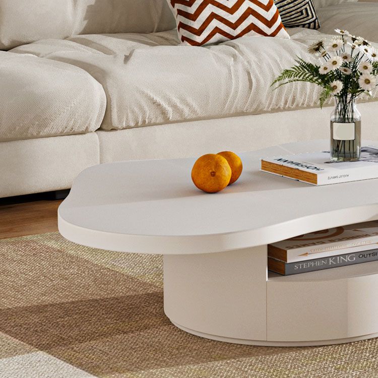 Abstract Coffee Table Wood Geometric Coffee Coffee or End Table with Drawer
