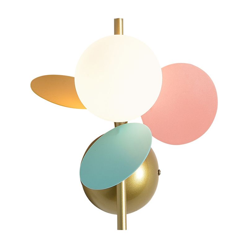 Glass Unique Shape Wall Light Modern Style 1 Light Wall Light Sconce