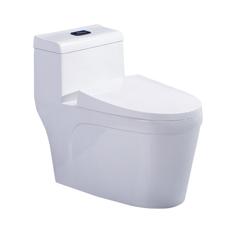 Traditional 1-Piece Toilet Floor Mounted White Urine Toilet for Bathroom