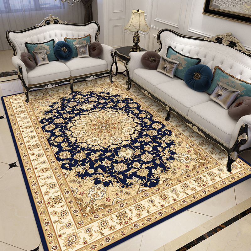 Gorgeous Modern European Area Rug Living Room Carpet Polyester Non-Slip Backing Area Rug